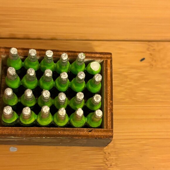 Miniature Cases of Soda Pop Bottles for Diorama Lemon-Lime Cola 1:12 Scale - Picture 2 of 3